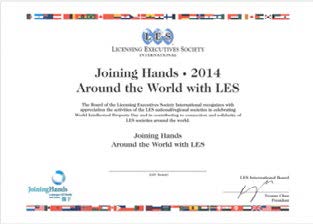 Joining Hands 2014 Around the World with LES