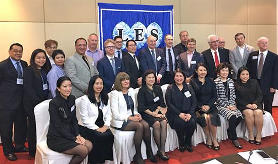 LES leaders at the Winter Meeting in Bankok, Thailand.